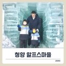 영농조합법인 공룡마을 | 청양 알프스마을 얼음축제에서 아이와 썰매타고 즐기고 온 솔직후기!