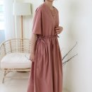 볼륨소매 스트링원피스 이미지