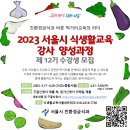 2023 서울시 식생활교육 강사 양성과정 참가자 모집 안내 (신청 링크, 참가신청서 양식) 이미지