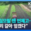 “콩 심으랄 땐 언제고…차라리 갈아 엎겠다” / KBS 2023.08.28 이미지
