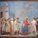 [교회미술 산책] “십자가를 지고 가는 그리스도” ＜지오토 디 본도네의 십자가를 지고 가는 그리스도＞ 이미지