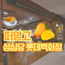 망고 | 성심당 망고시루 기간 및 떠망고 후기(성심당 망고시루 가격vs성심당 떠망고 가격)
