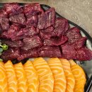 육회한 뭉티기 이미지