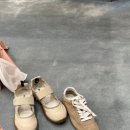 휠타이어명품백화점 | 미우미우 메리제인 플랫 슈즈 타이어 발레리나 아이보리 가격 실착 후기