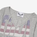 길라아카이브 롱슬리브 티셔츠 이이브 리즈 공항룩 살안타템 USA LOGO V NECK LONG SLEEVE 3만원대...