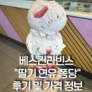 베스킨라빈스 재출시 메뉴 &lt;딸기 연유 퐁당&gt; 시식 후기 및 칼로리 정보!
