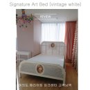 여의도 매리어트 파크 센터 고객님댁 배송후기 - 시그니처 아트 베드 (빈티지 화이트) / 라탄침대