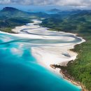 퀸즐랜드 오스트레일리아(Whitehaven Beach on Whitsunday Island) 이미지