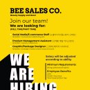 BEE SALES CO. - CREATIVE TEAM 직원 모집 이미지