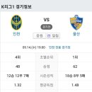 2022년 9월14일 (수) 울산현대 VS 인천유나이티드 인천 전용 경기장 경기일정 이미지