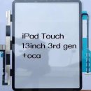 ipad touch glass + oca 이미지