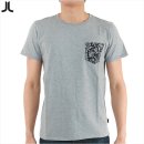 [50%DC]Human disorder with pocket mens S/S t-shirt C1 (grey melange) 이미지