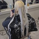 바비헤어샵 | [평택 샵디토헤어 백금발 탈색 후기] 긴머리 첫 탈색 도전! 바비인형 백금발 성공했어요💕