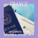 1042 | 에어프랑스 타고 인천공항-파리샤를드골-제네바행 기내식 및 서비스 후기