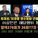 최재성 발언 경악! 정청래, 사퇴주장 가결파 이제 어떻게 처신할래? 이미지