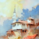 물빛 수채화 화실 이미지