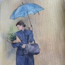 수채 일러스트 이미지