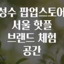 서울본부성공매니아(한종연) | 성수 팝업스토어 서울 핫플 브랜드 체험 공간