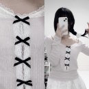 드라이로즈(dryrose) SPRING HOLE RIBBON TOP 스프링 홀 리본탑 핑크 후기