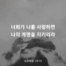 요한복음 14장 15절 이미지