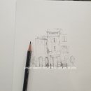 수채화 어반스케치 이미지