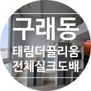 더태림 | 구래동 태림더끌리움 복층 오피스텔 전체 실크도배 후기 KS벽지 이룸 2124-2 라이트그레이 시공