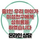 [온라인상담: 중1인 우리 아이가 이성친구에게 성희롱을 하였습니다] 한국아동청소년심리상담센터 이미지