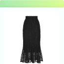 감성을입다 | 블랙 레이스 머메이드 스커트, 써스데이아일랜드 감성을 입다! 날씬핏 비결은?