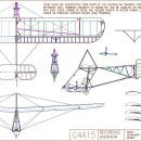 "Goat4" Ultralight Glider, Descriptive Drawings 이미지