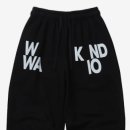 이이이알알알 위캔드 워리어 타이포그래피 프린팅 롱팬츠 EEERRR 25SS Weekend Warrior Typography...