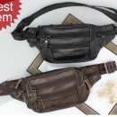 블루 마운트 소가죽 힙색, 슬링백 이미지