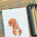 소묘와오일파스텔 이미지