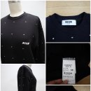 여성 MSGM 하트큐빅 맨투맨 티(안감기모) 이미지