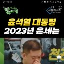 윤석열 대통령 2023 운세 이미지