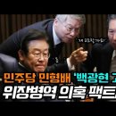 [백브리핑 라이브] [증거 공개] '광주 이재명' 민형배 의원, 위장병역 팩트체크 그리고 경고 이미지