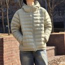 미니멀무드 | 남자 여성 경량패딩 추천 브랜드 무드인사이드 미니멀 후디드 패딩 자켓 올리브컬러 후기 가벼운 봄 아우터