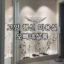 고양 행신동 미용실 추천 오빠네살롱 최우식 머리 남자 쉐도우펌 후기