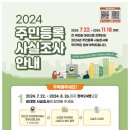 [정부24] 2024 주민등록 비대면 사실조사 이미지