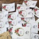 수채화 캘리그라피 | 도서관 출강수업후기/ 감성 수채화 클래스/ 크리스마스 원데이 클래스