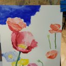 수채화 그리기 이미지