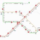 ＜단월드 부산 지하철 노선표＞ 부산지하철노선표(&단월드 지하철노선표) 이미지