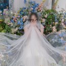 파랑스튜디오 | 어반스튜디오 토탈 웨딩촬영 5층 파랑꽃 배경 신부 단독씬