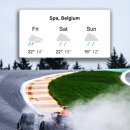 F1)이번주 벨기에 스파 날씨 예보 이미지
