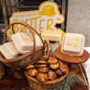 옴니시스템(주) 서울지점 | 더현대서울 버터떡 디저트 팝업 보따리제과점, 상하이 버터떡 가격과 식감 후기