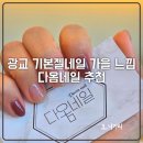 다옴 | 수원 광교 네일 기본젤 다옴네일후기