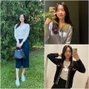 여자 데일리룩 가디건&amp;니트코디 폴로