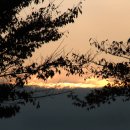 노을빛 풍경 이미지