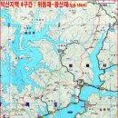 덕산지맥 3구간 (덕산지맥완성) 금댕이고개-땅골고개-건능고개-광신재-수명고개-관재고개-법흥교-합수점 이미지