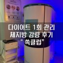 6638 | 대전 유성 다이어트 에스테틱 1회 체지방 1.8kg감량 후기 "쏙클럽"