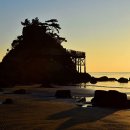 다대포의 저녁노을 이미지